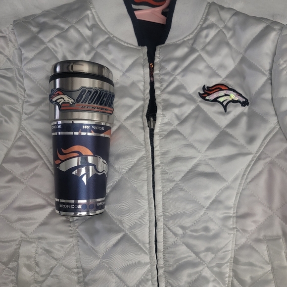 Women's Bronco Reversible Jacket Small also free Bronco thermal cup with purchas - Picture 7 of 8